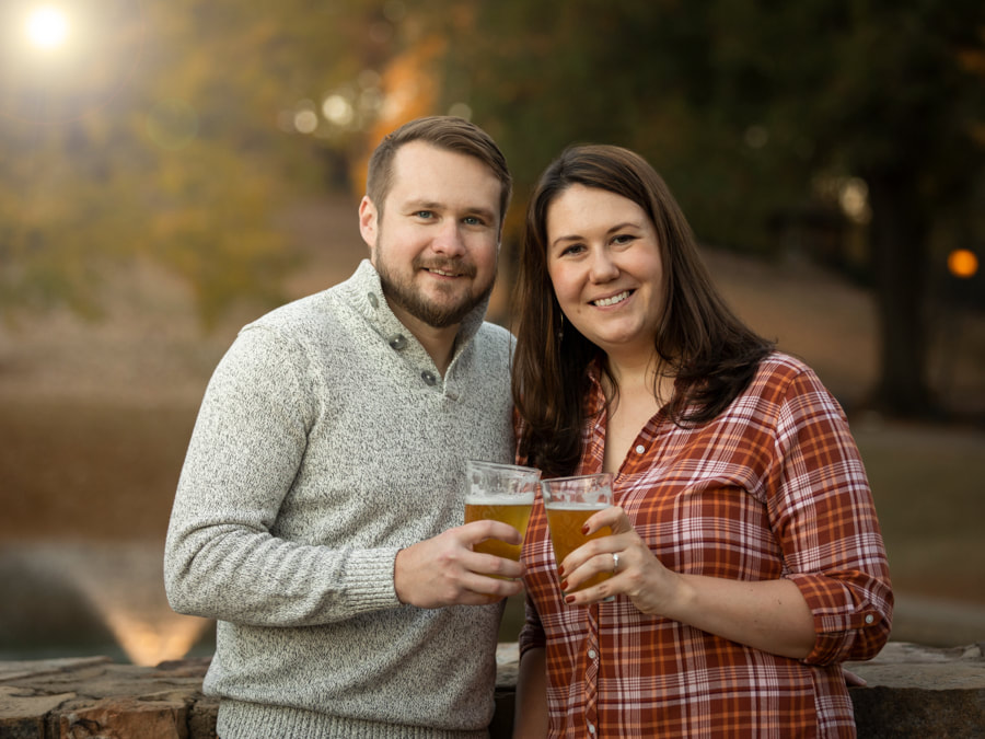 Beer brewing couple at Freedom Park